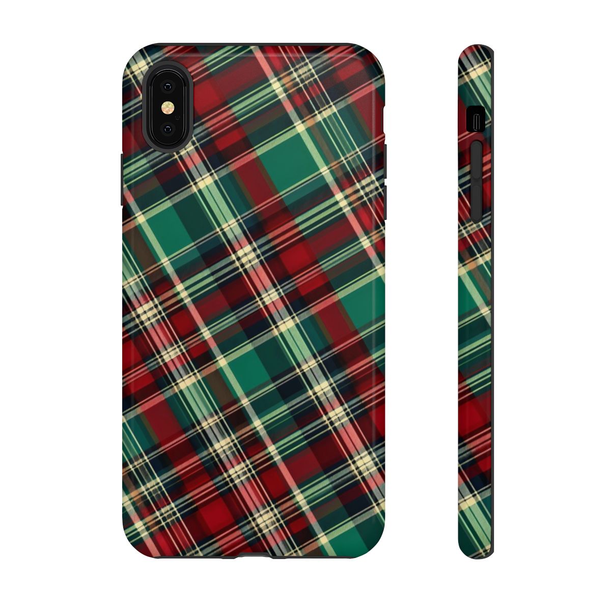 Country Christmas Plaid Tough Case