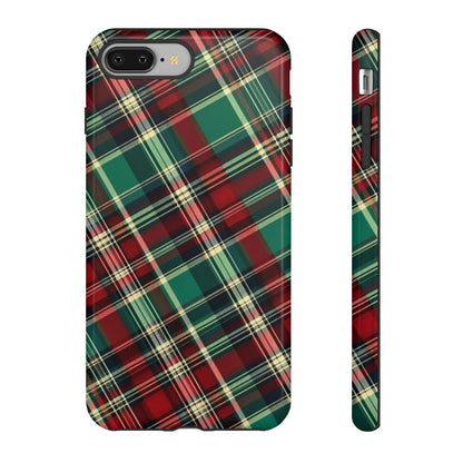 Country Christmas Plaid Tough Case