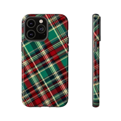 Country Christmas Plaid Tough Case
