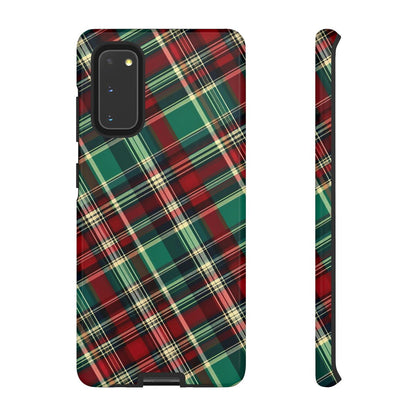 Country Christmas Plaid Tough Case