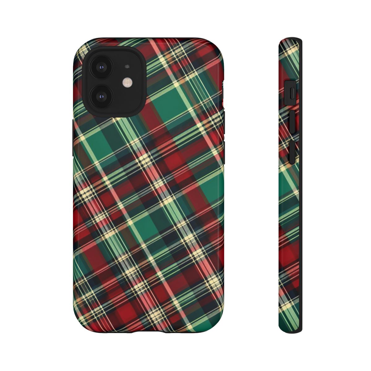 Country Christmas Plaid Tough Case