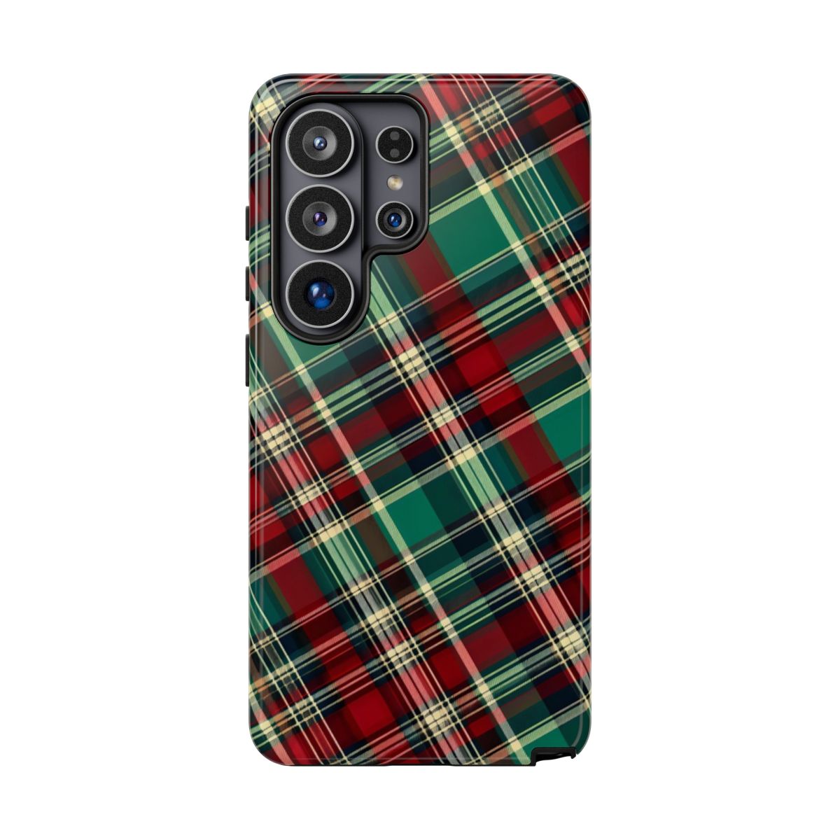 Country Christmas Plaid Tough Case