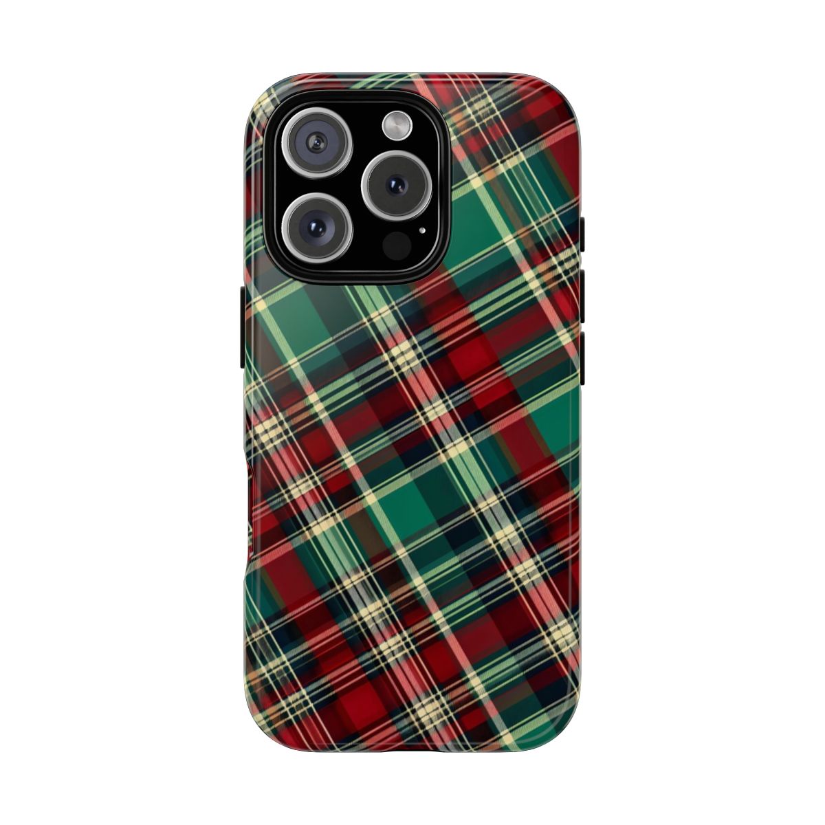 Country Christmas Plaid Tough Case