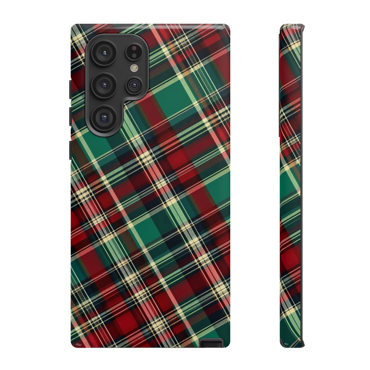 Country Christmas Plaid Tough Case
