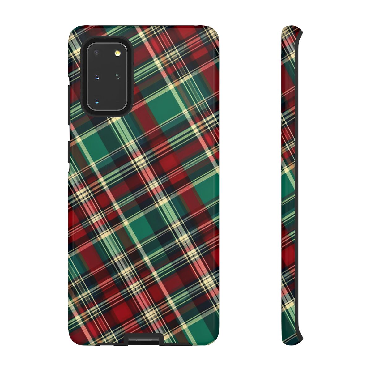 Country Christmas Plaid Tough Case