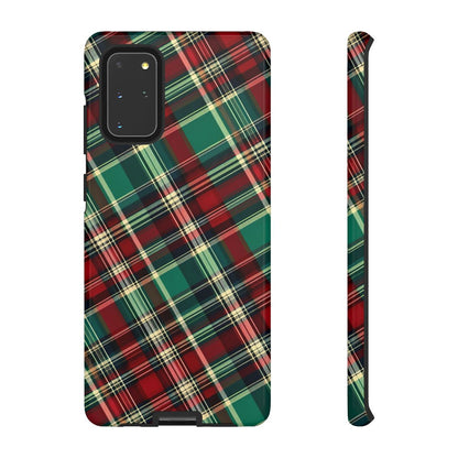 Country Christmas Plaid Tough Case