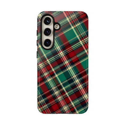 Country Christmas Plaid Tough Case