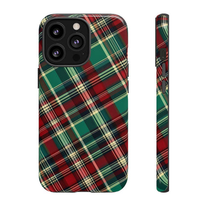 Country Christmas Plaid Tough Case