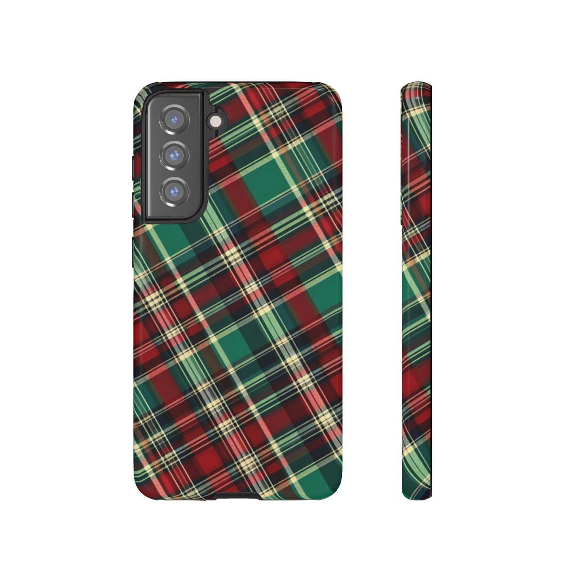 Country Christmas Plaid Tough Case