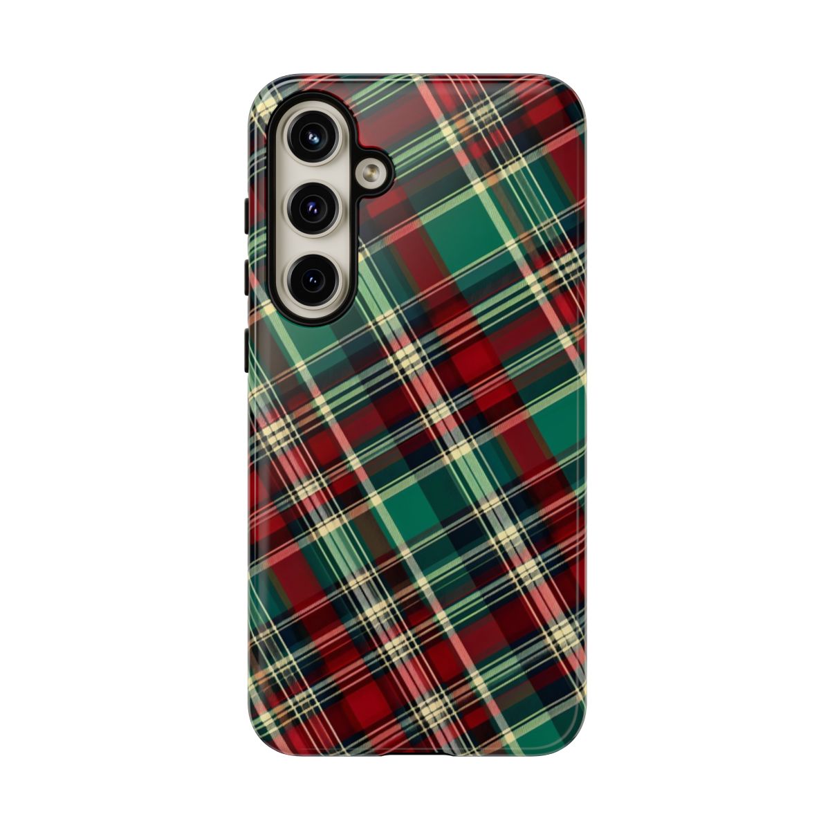 Country Christmas Plaid Tough Case