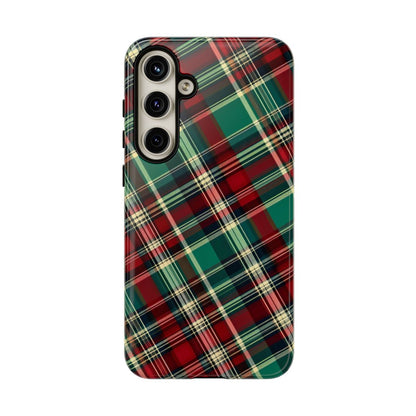 Country Christmas Plaid Tough Case