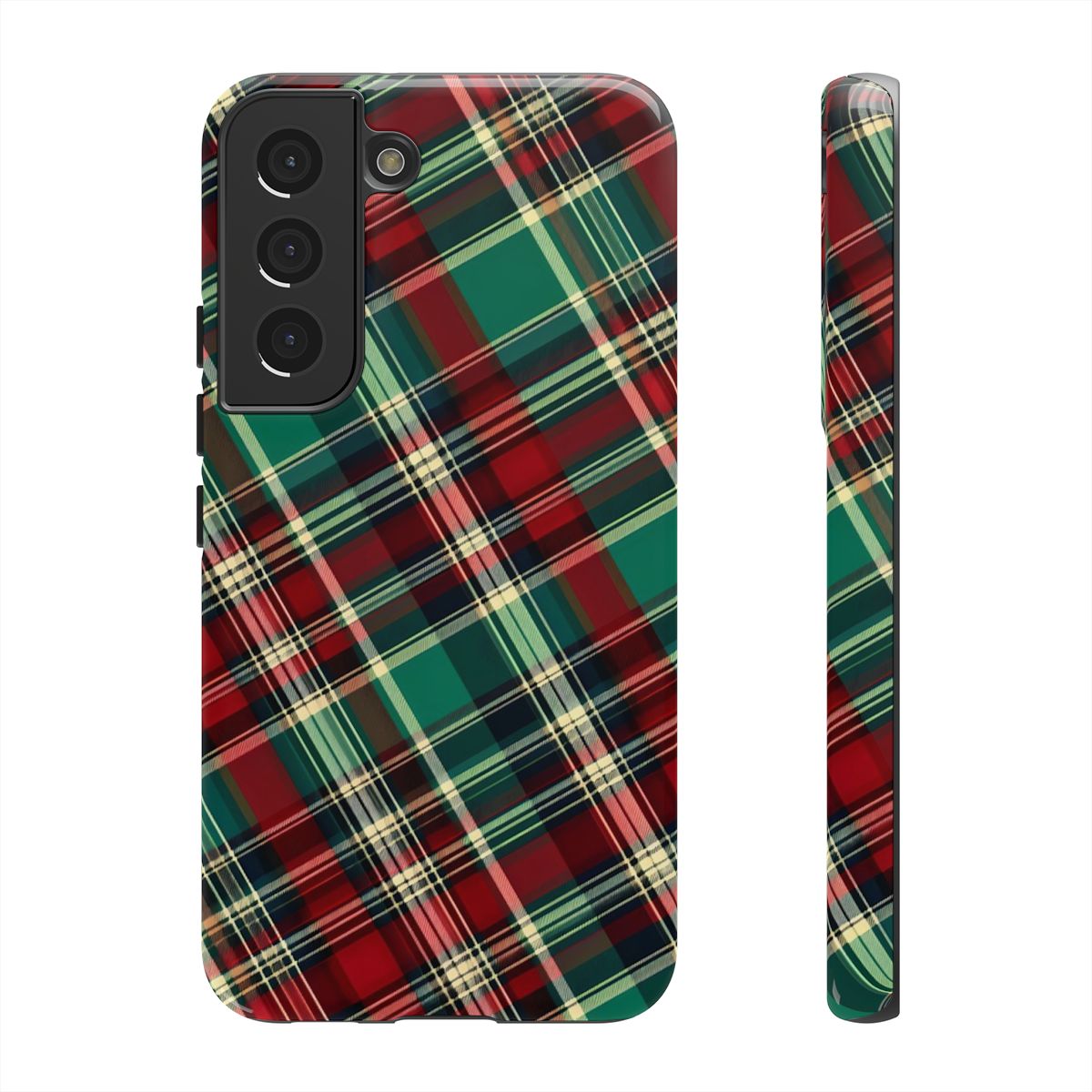 Country Christmas Plaid Tough Case