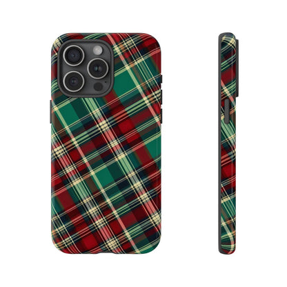 Country Christmas Plaid Tough Case