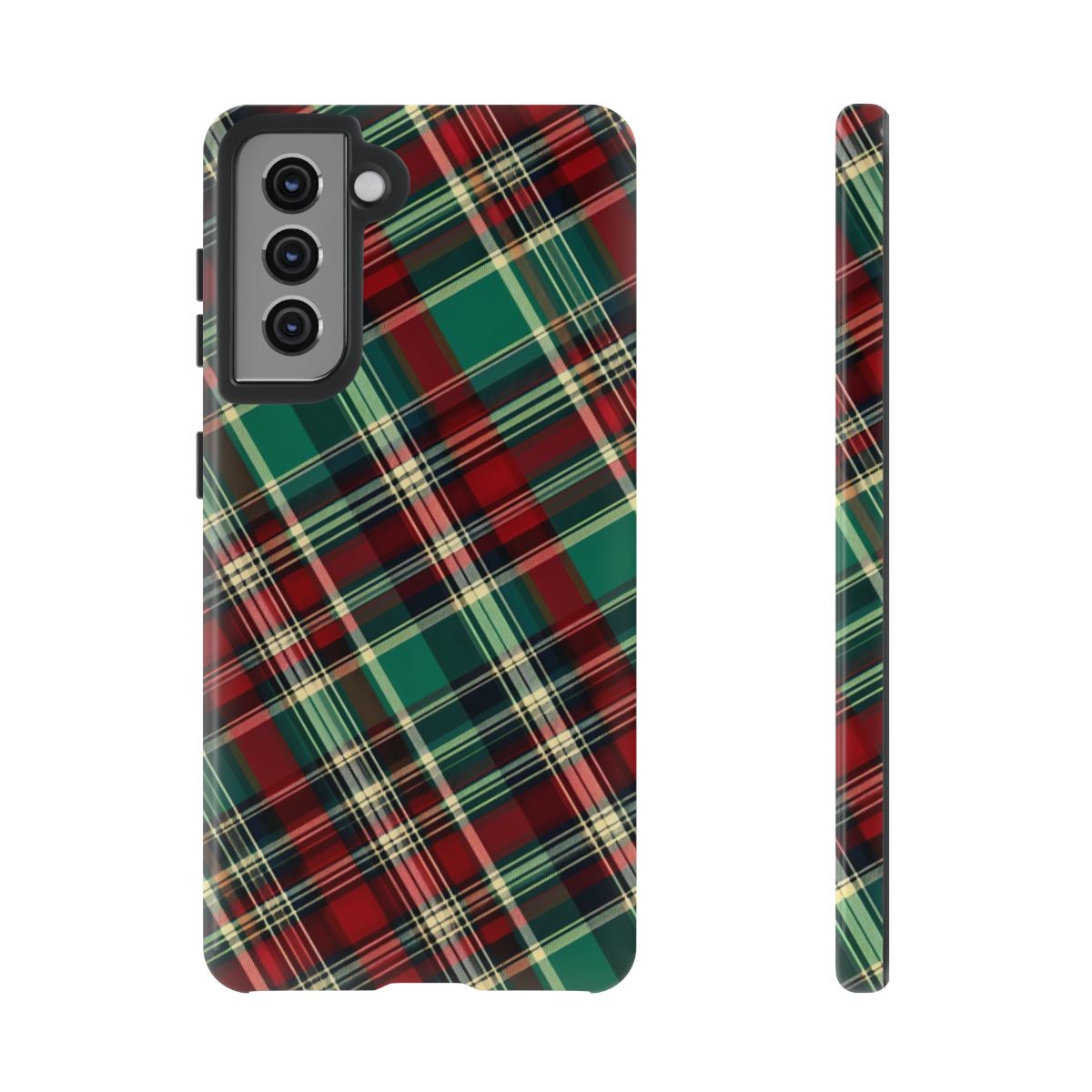 Country Christmas Plaid Tough Case