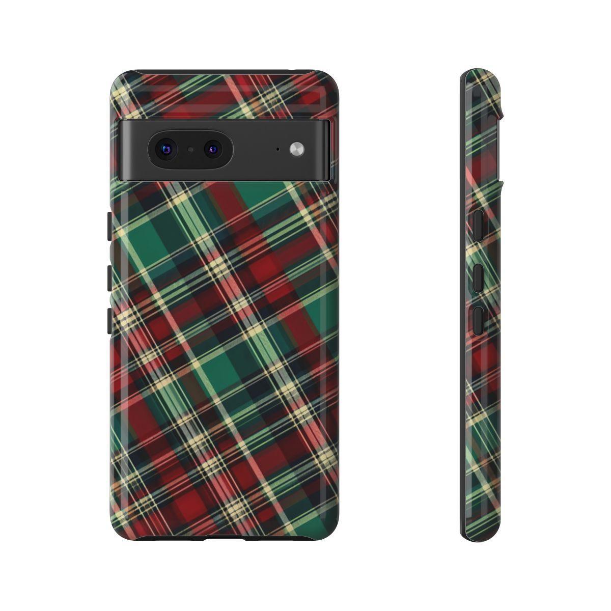 Country Christmas Plaid Tough Case