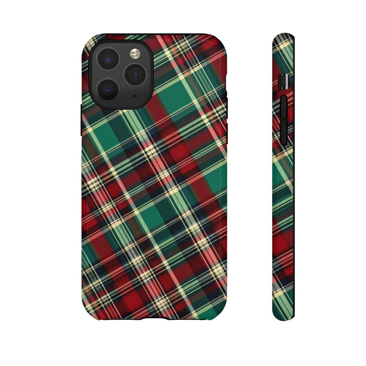 Country Christmas Plaid Tough Case