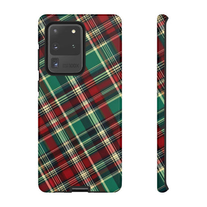Country Christmas Plaid Tough Case
