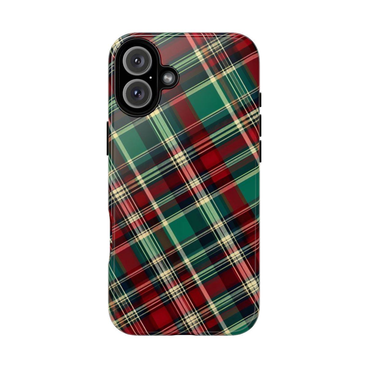 Country Christmas Plaid Tough Case
