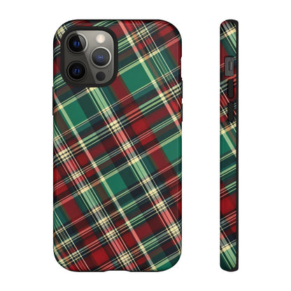 Country Christmas Plaid Tough Case