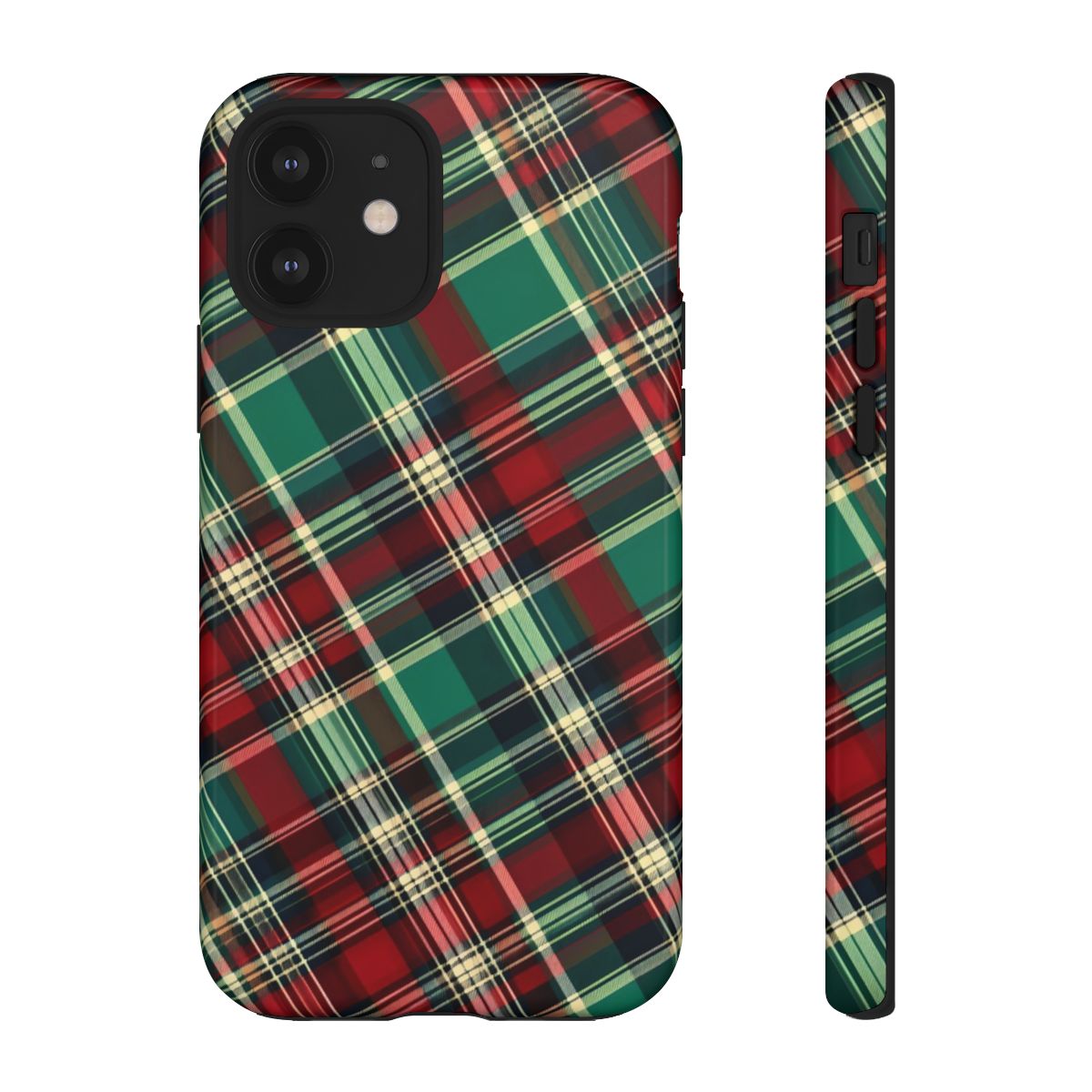 Country Christmas Plaid Tough Case