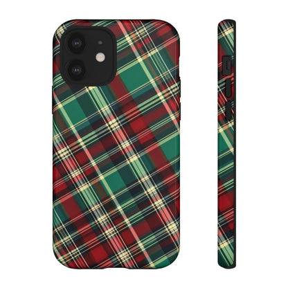 Country Christmas Plaid Tough Case