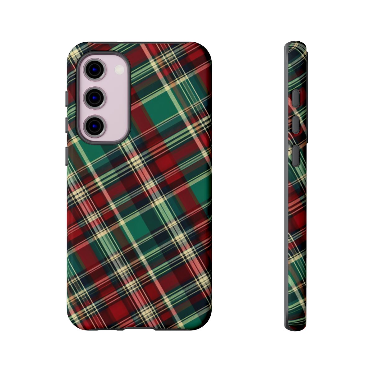 Country Christmas Plaid Tough Case