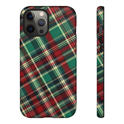 Country Christmas Plaid Tough Case