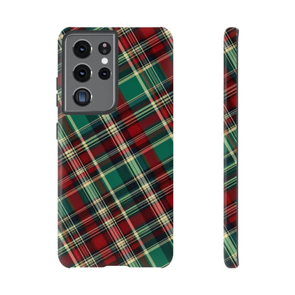 Country Christmas Plaid Tough Case