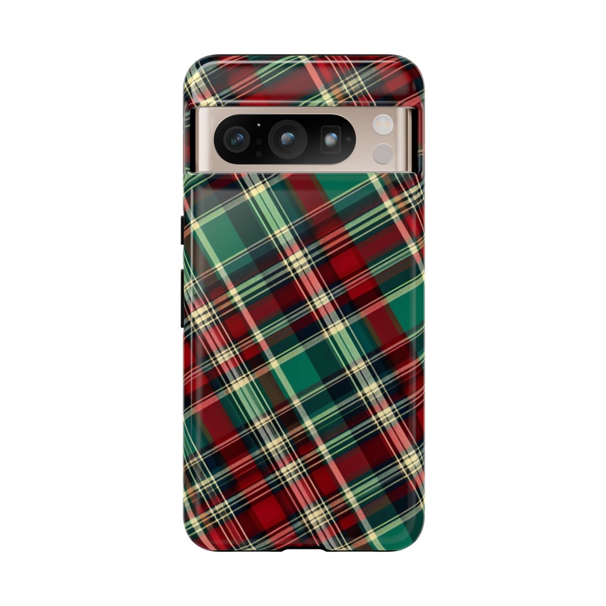 Country Christmas Plaid Tough Case
