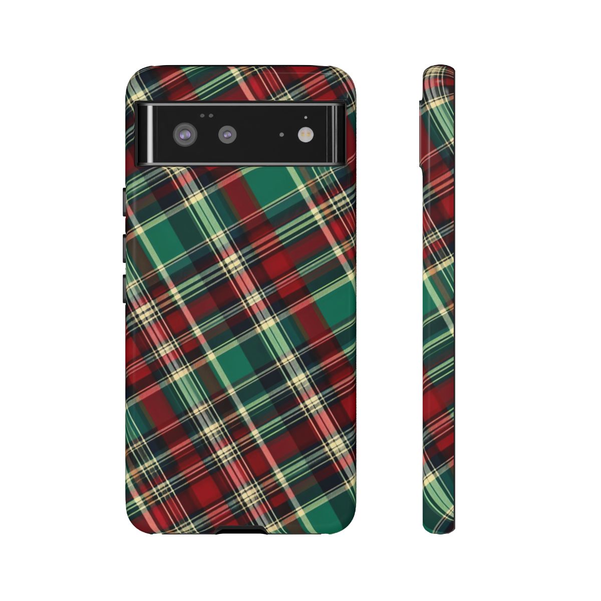 Country Christmas Plaid Tough Case