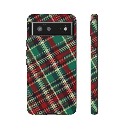 Country Christmas Plaid Tough Case
