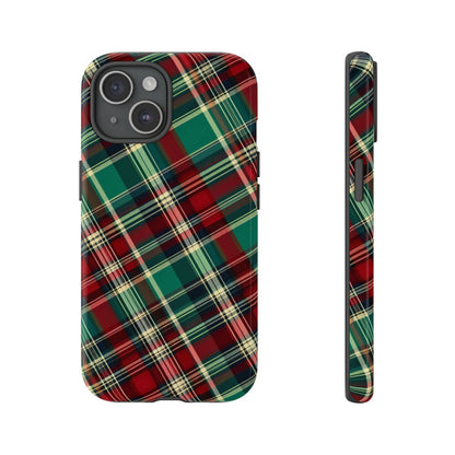 Country Christmas Plaid Tough Case