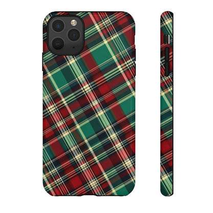 Country Christmas Plaid Tough Case