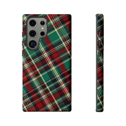 Country Christmas Plaid Tough Case