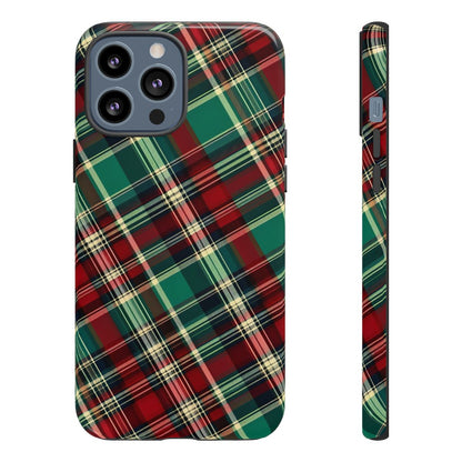 Country Christmas Plaid Tough Case