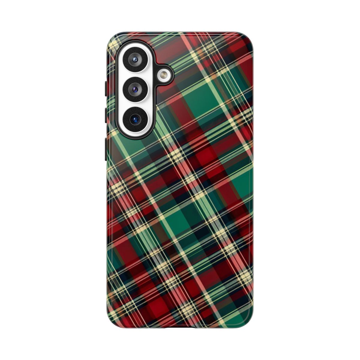 Country Christmas Plaid Tough Case
