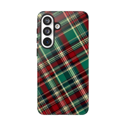 Country Christmas Plaid Tough Case