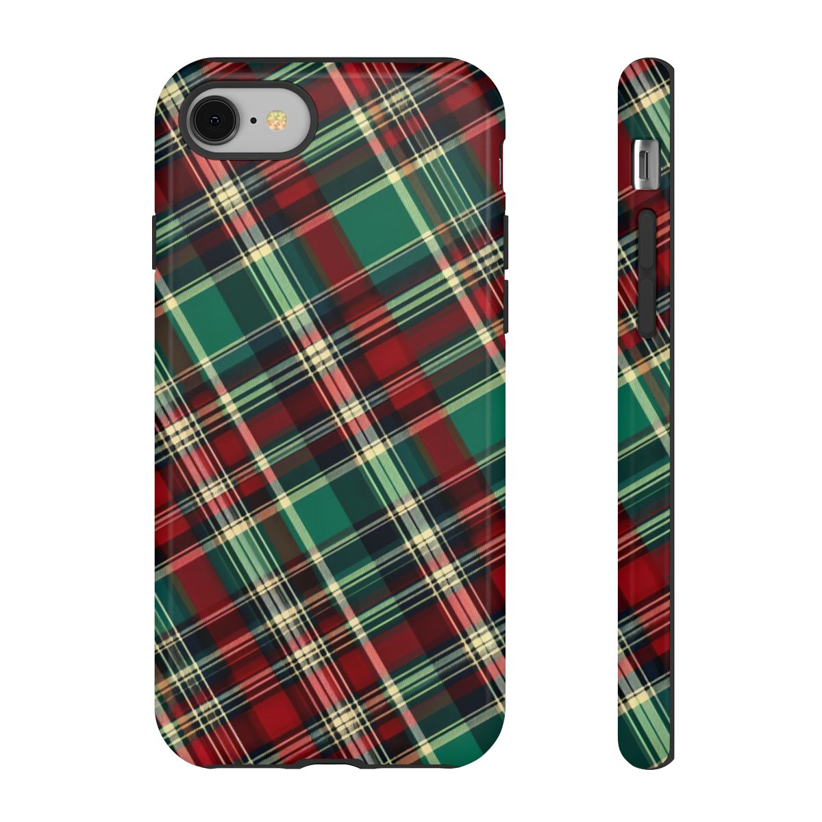 Country Christmas Plaid Tough Case