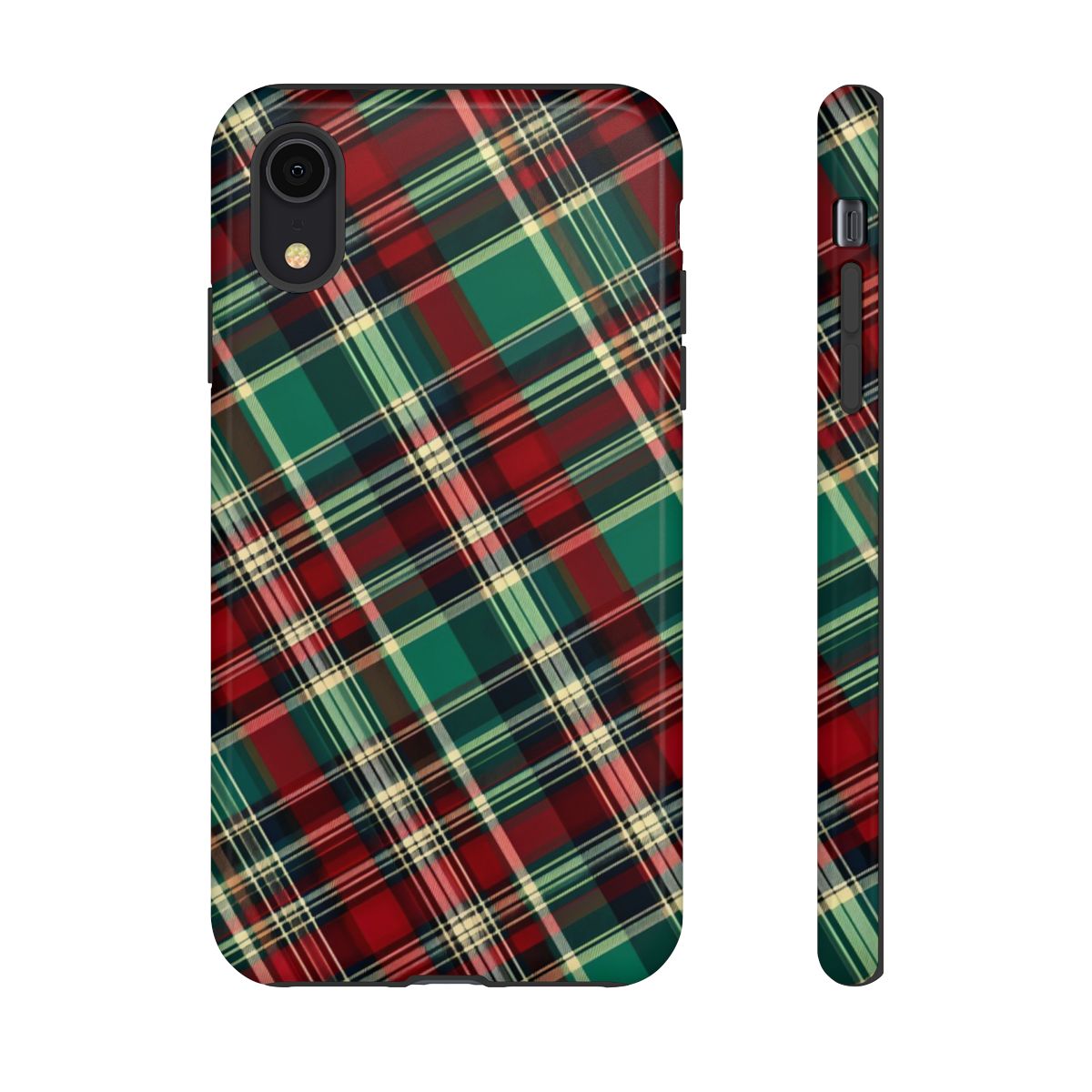 Country Christmas Plaid Tough Case