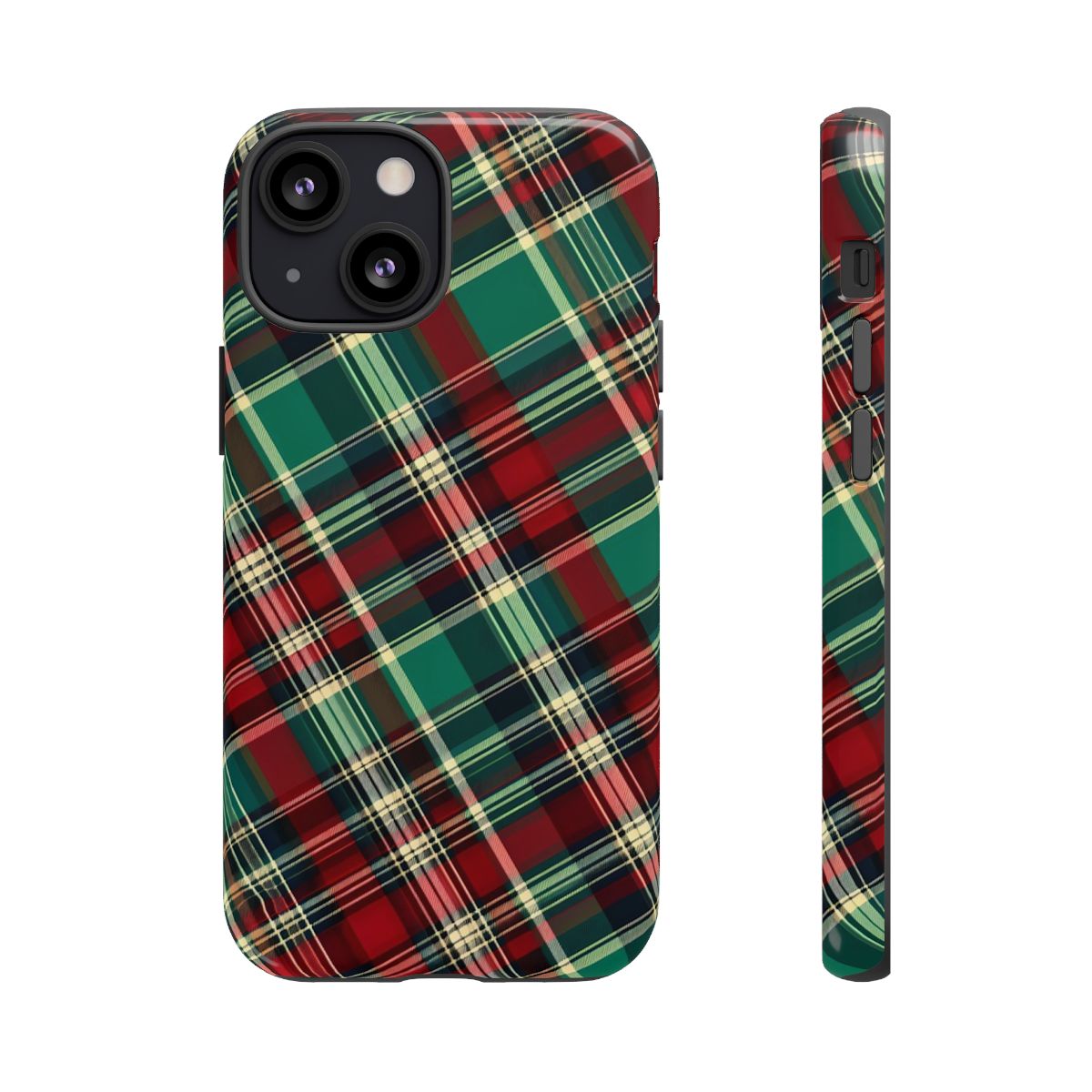 Country Christmas Plaid Tough Case