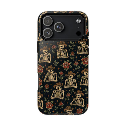 Cowboy Skeleton Roses Magnetic Case - iPhone 18 Pro Max
