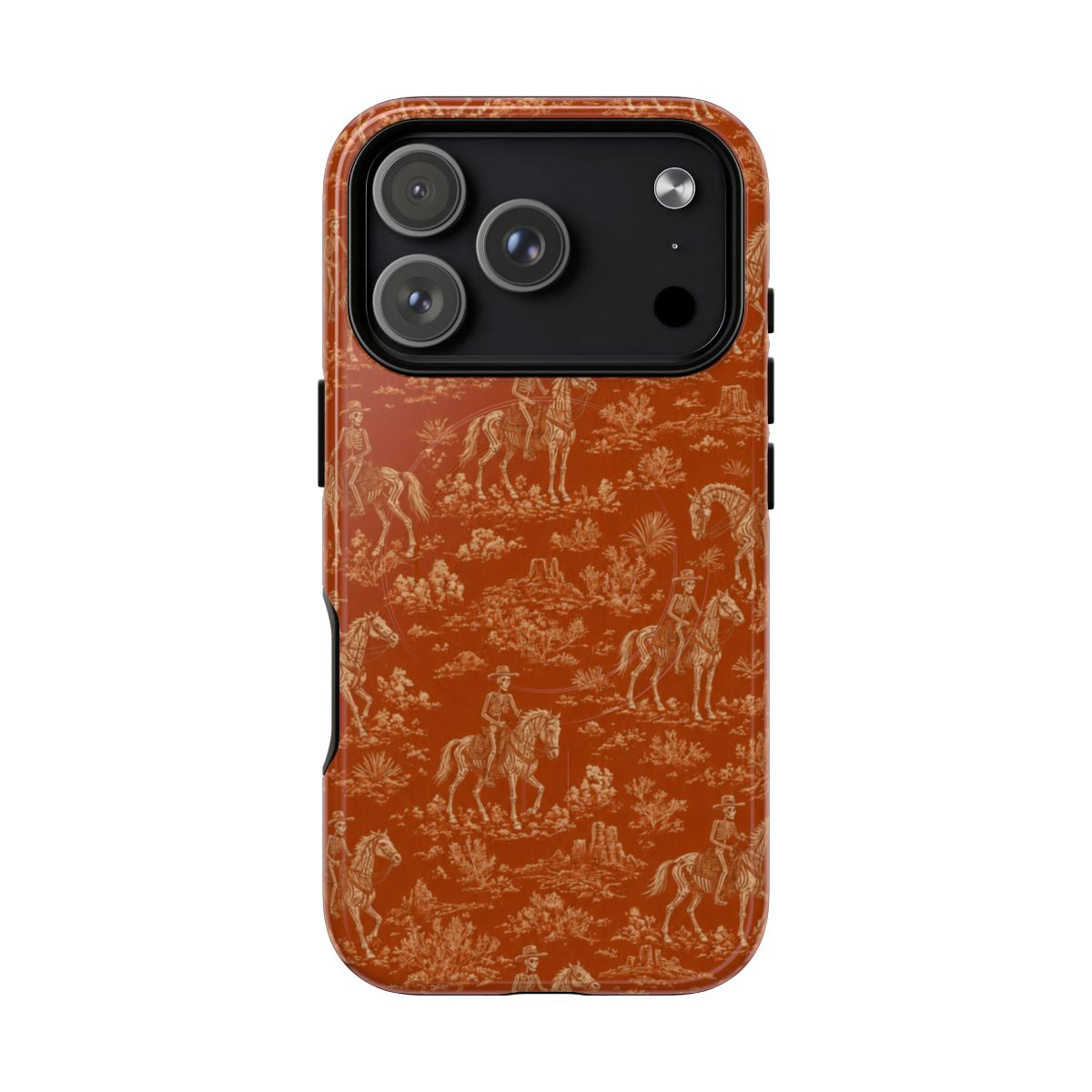 Cowboy Skeleton Toile Magnetic Case - iPhone 18 Pro