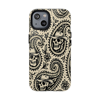 Cowboy Skull Paisley Magnetic Case