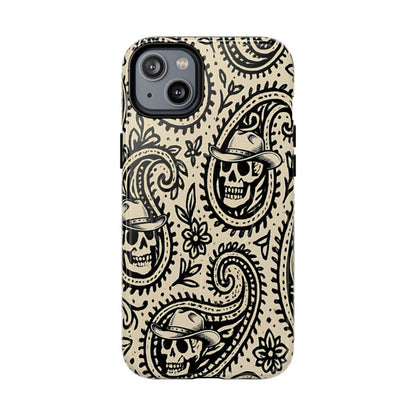 Cowboy Skull Paisley Magnetic Case