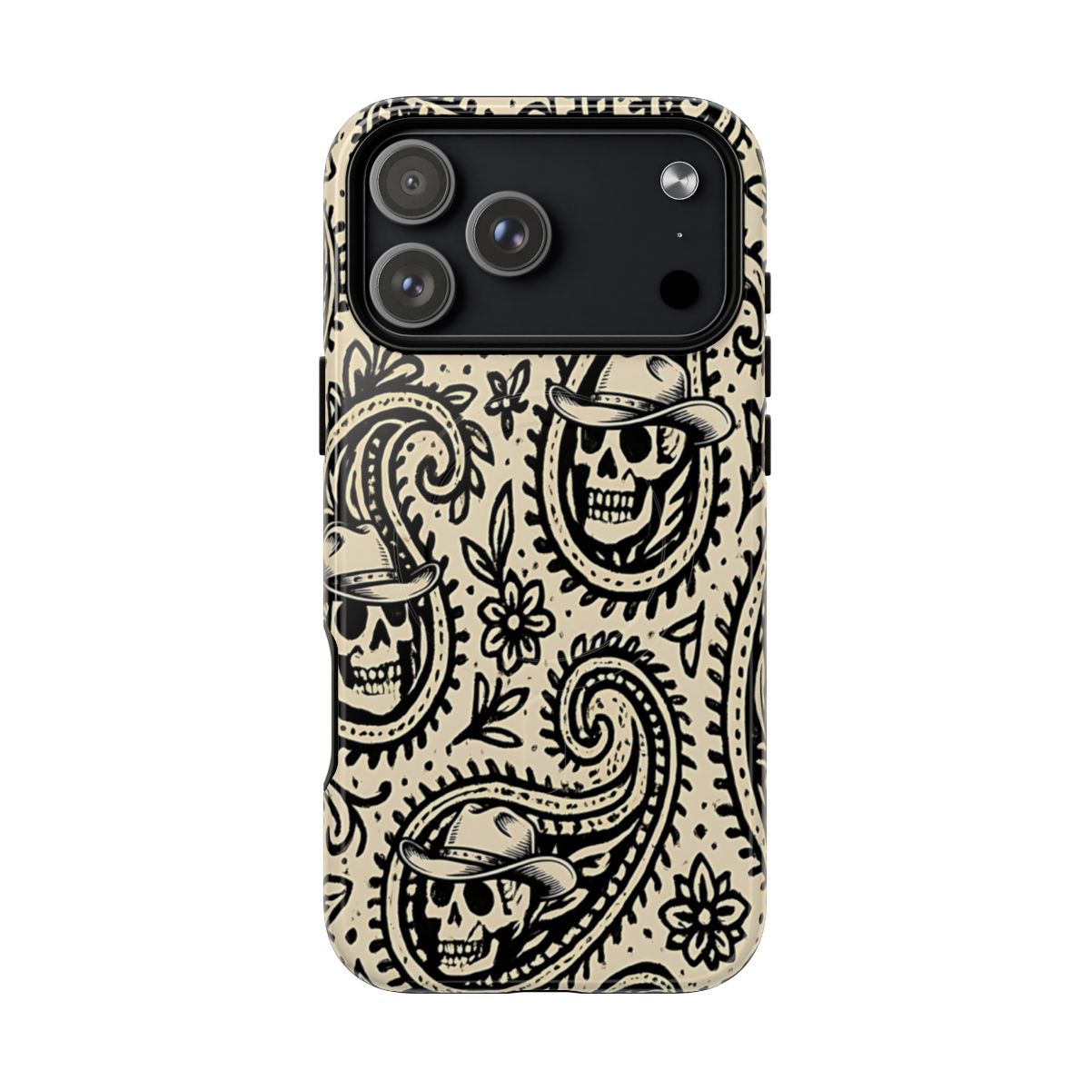Cowboy Skull Paisley Magnetic Case