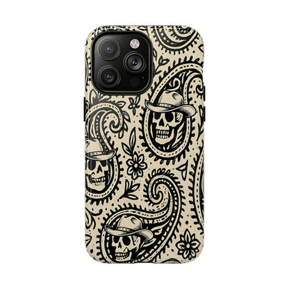 Cowboy Skull Paisley Magnetic Case