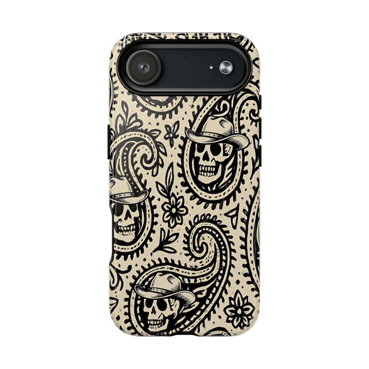 Cowboy Skull Paisley Magnetic Case