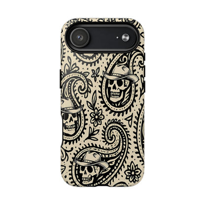 Cowboy Skull Paisley Magnetic Case
