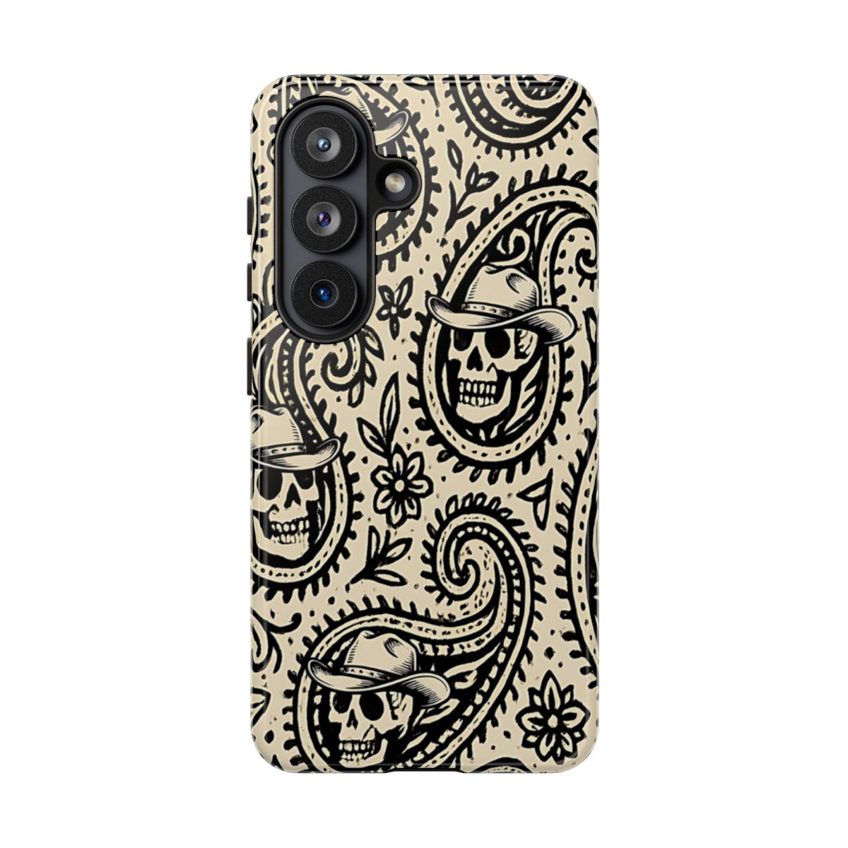 Cowboy Skull Paisley Tough Case