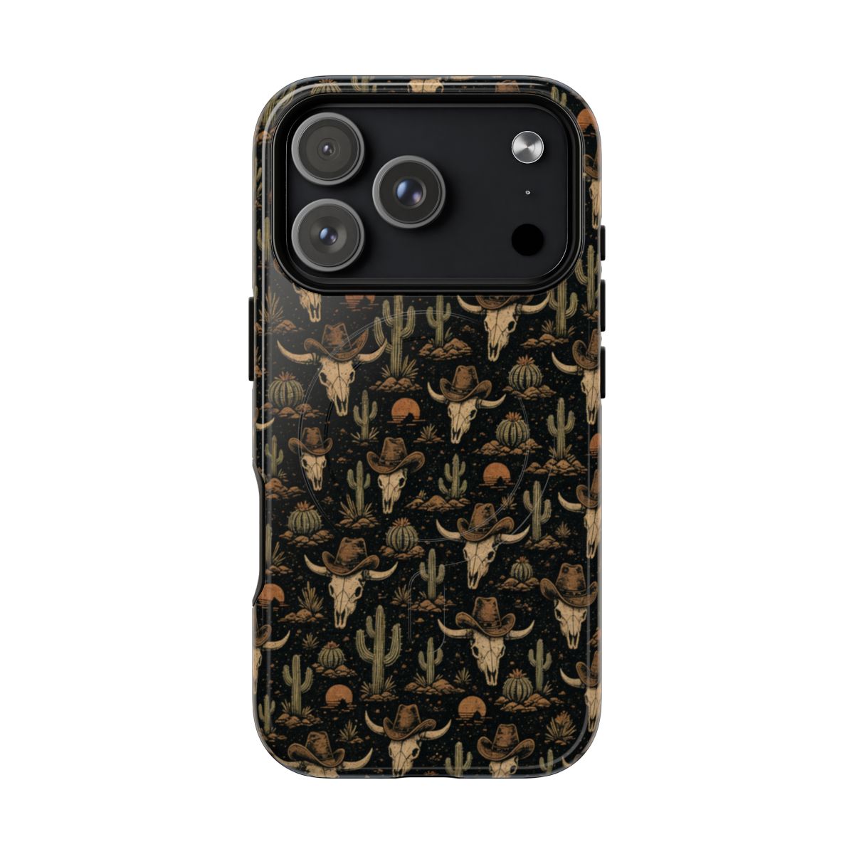 Cowboy Steer Skull Magnetic Case - iPhone 18 Pro